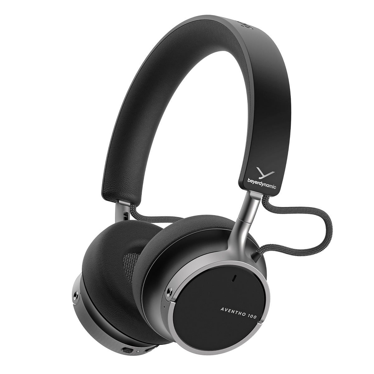 Beyerdynamic AVENTHO 100 Wireless On-Ear Headphones with Active Noise Cancellation (Black)