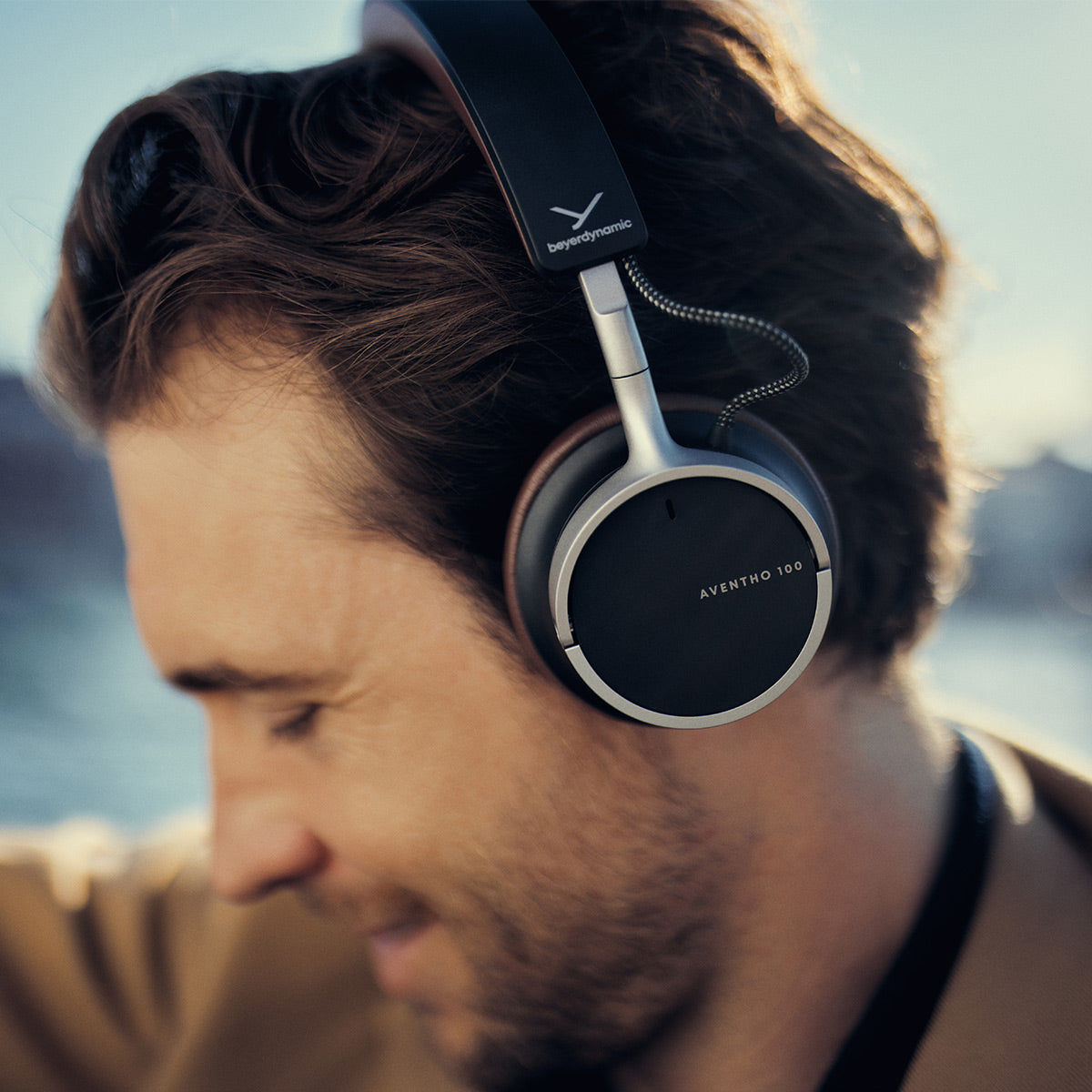 Beyerdynamic AVENTHO 100 Wireless On-Ear Headphones with Active Noise Cancellation (Black)
