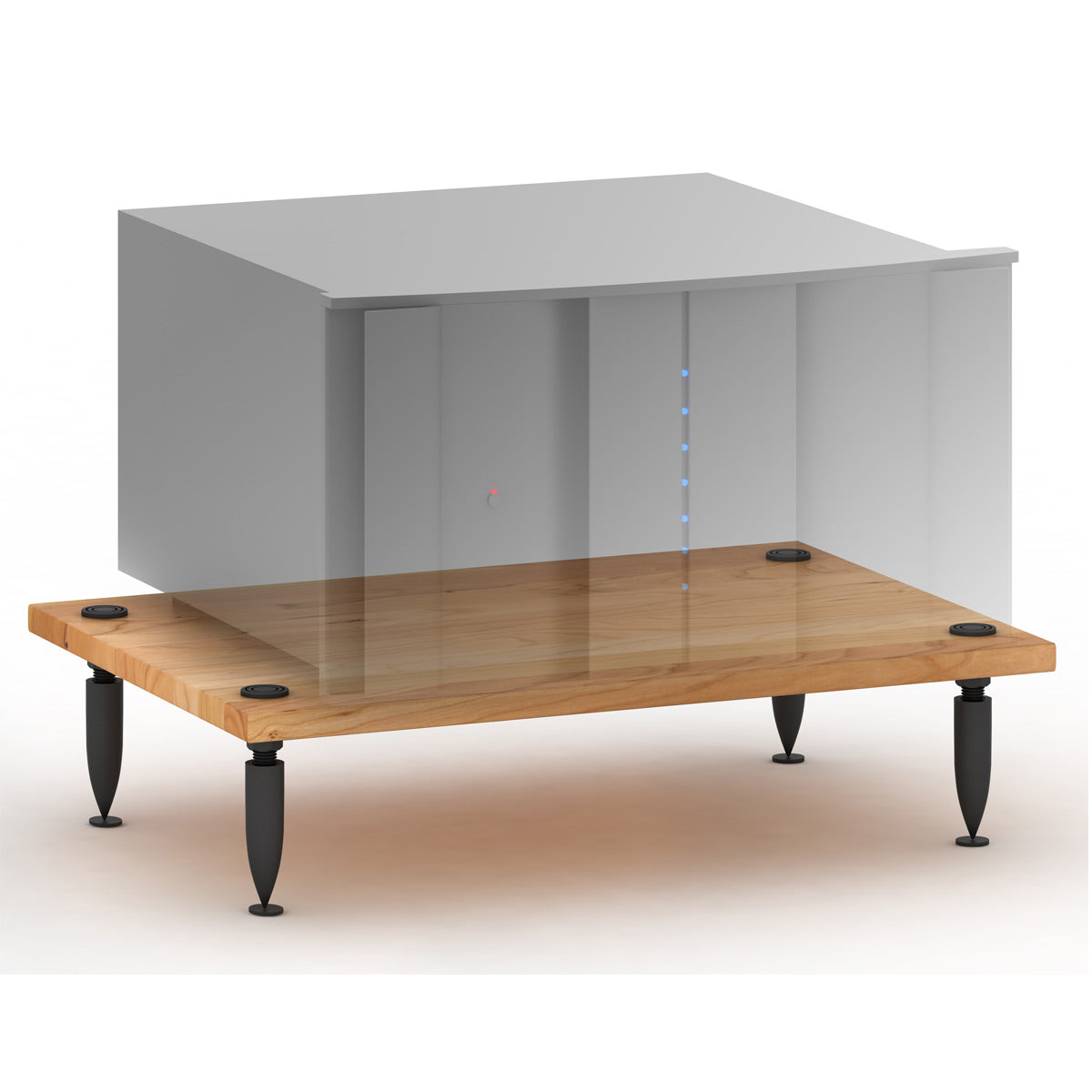 Salamander Designs AMP/W Archetype Amplifier Stand (Cherry)