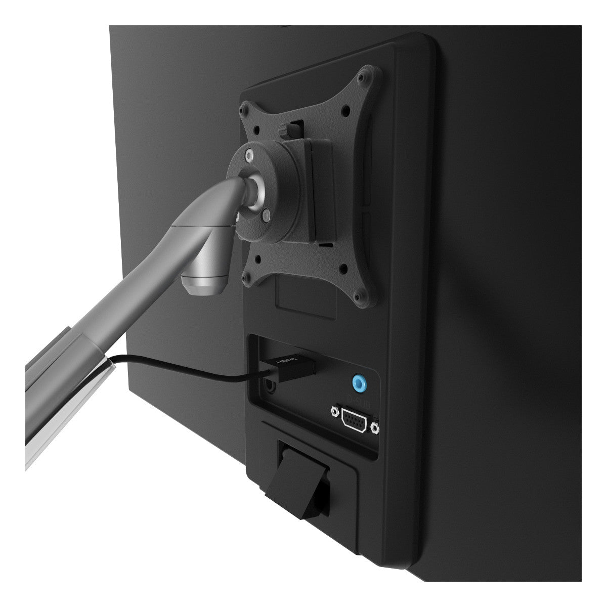 Kanto DMS1000 Desktop Monitor Mount for 17" - 32" Displays with Gas-Shock (Silver)