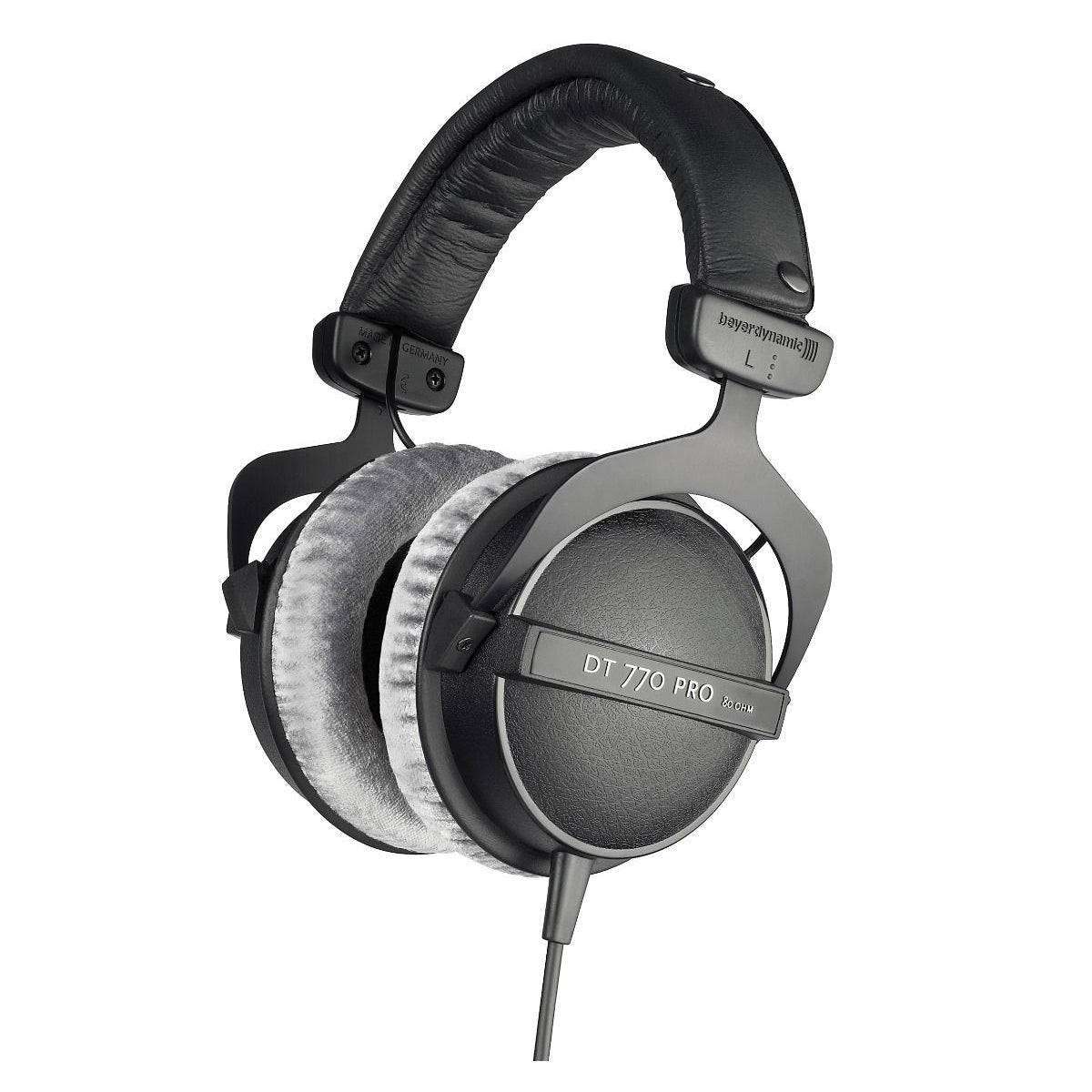 Beyerdynamic DT 770 Pro 80 Ohm Over-Ear Headphones for Studio Usage (Black/Gray)