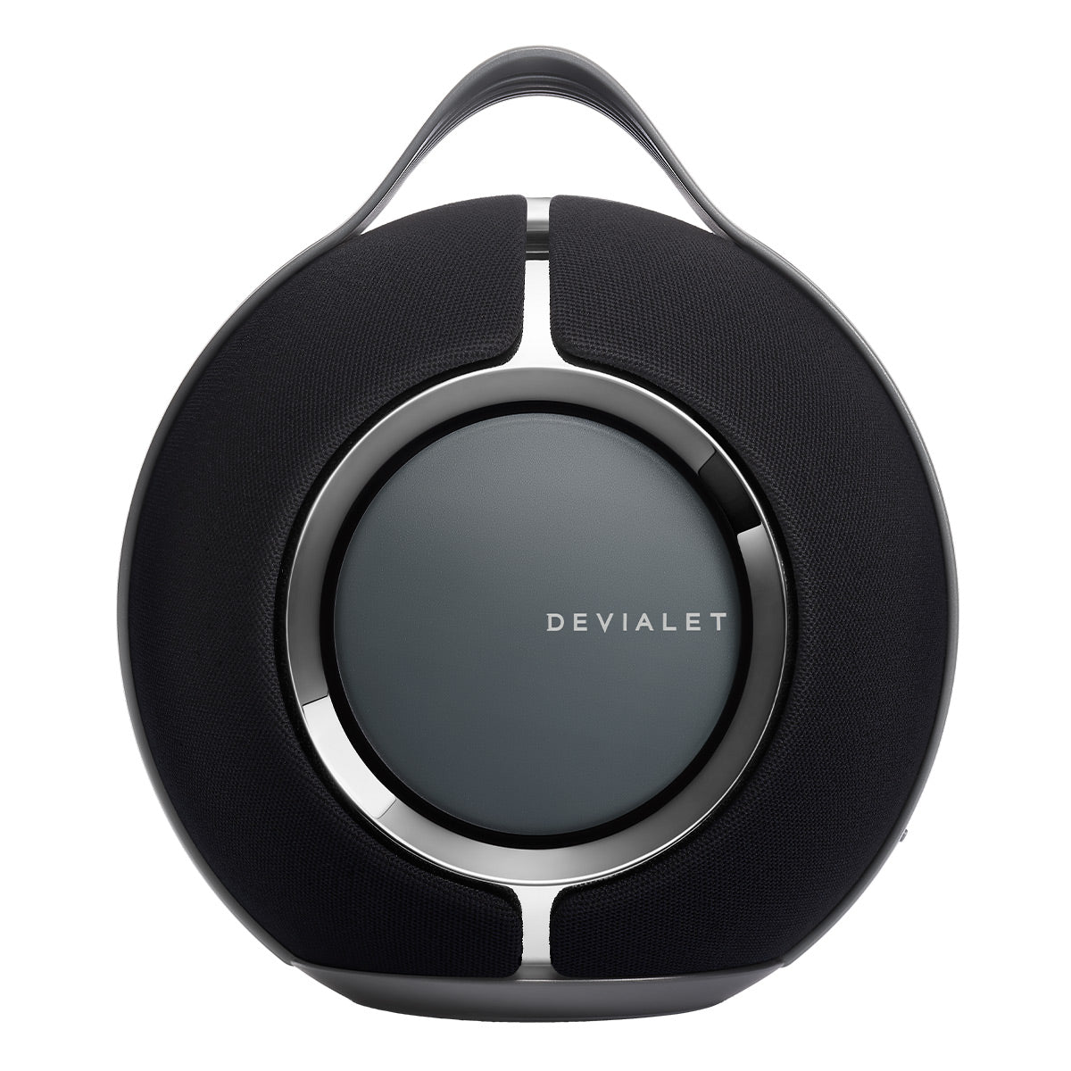 Devialet Mania Portable Bluetooth Smart Speaker (Deep Black) with Cocoon Felt Carrying Case