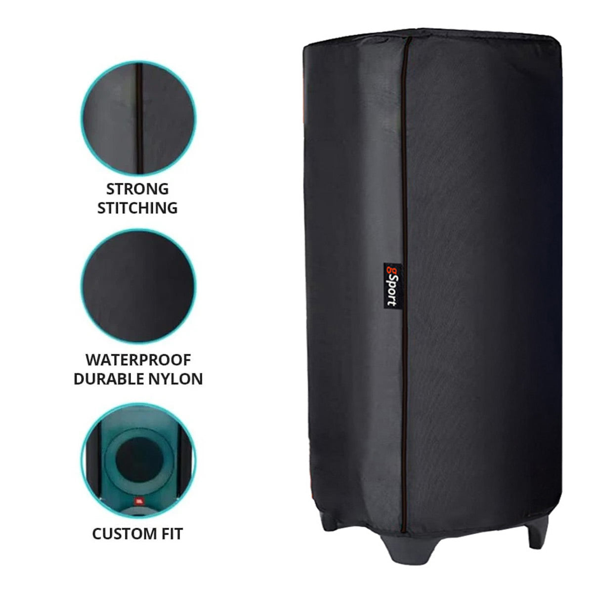 gSport Waterproof Durable Nylon Speaker Cover for JBL PartyBox 520
