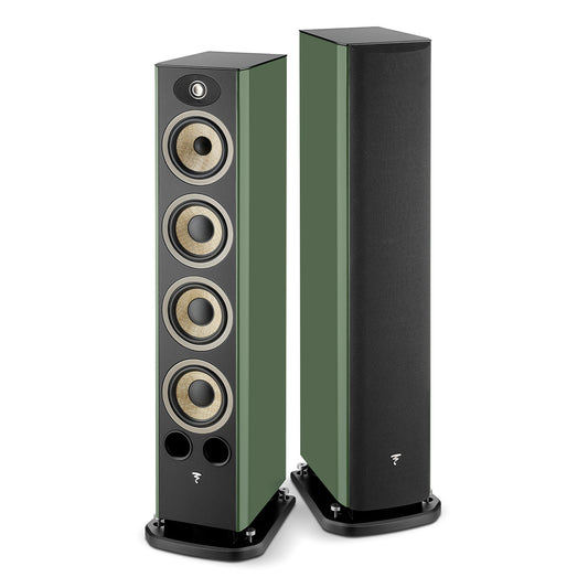 Focal Aria Evo X No. 3 Floorstanding Loudspeaker - Pair (High Gloss Moss Green)