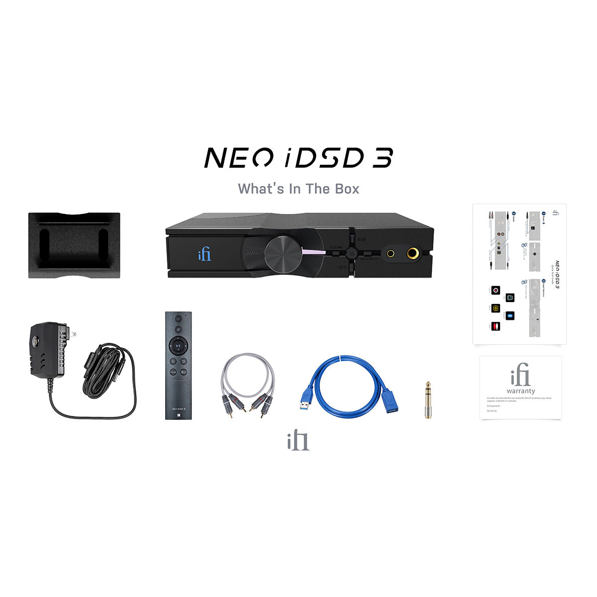 iFi Audio NEO iDSD 3 Lossless Bluetooth DAC & Headphone Amplifier