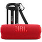 JBL FLIP 7 Waterproof Portable Speaker Bundle with gSport Silicone Sleeve (Red)