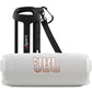 JBL FLIP 7 Waterproof Portable Speaker Bundle with gSport Silicone Sleeve (White)