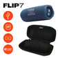 JBL FLIP 7 Waterproof Portable Speaker Bundle with gSport Carbon Fiber Case (Blue)