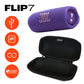 JBL FLIP 7 Waterproof Portable Speaker Bundle with gSport Carbon Fiber Case (Purple)