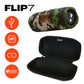 JBL FLIP 7 Waterproof Portable Speaker Bundle with gSport Carbon Fiber Case (Camo)