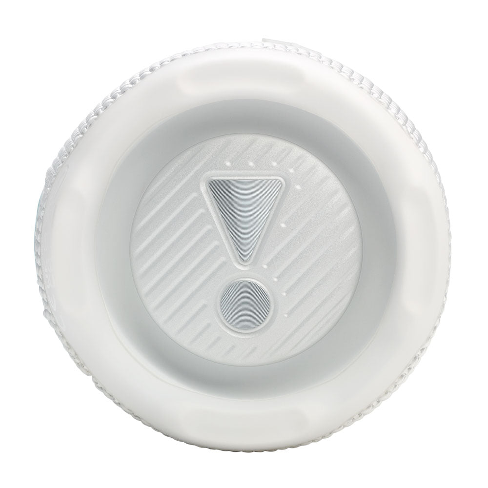 JBL FLIP 7 Waterproof Portable Speaker Bundle with gSport Silicone Sleeve (White)