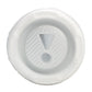 JBL FLIP 7 Waterproof Portable Speaker Bundle with gSport Silicone Sleeve (White)