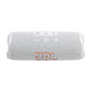 JBL FLIP 7 Waterproof Portable Speaker Bundle with gSport Carbon Fiber Case (White)