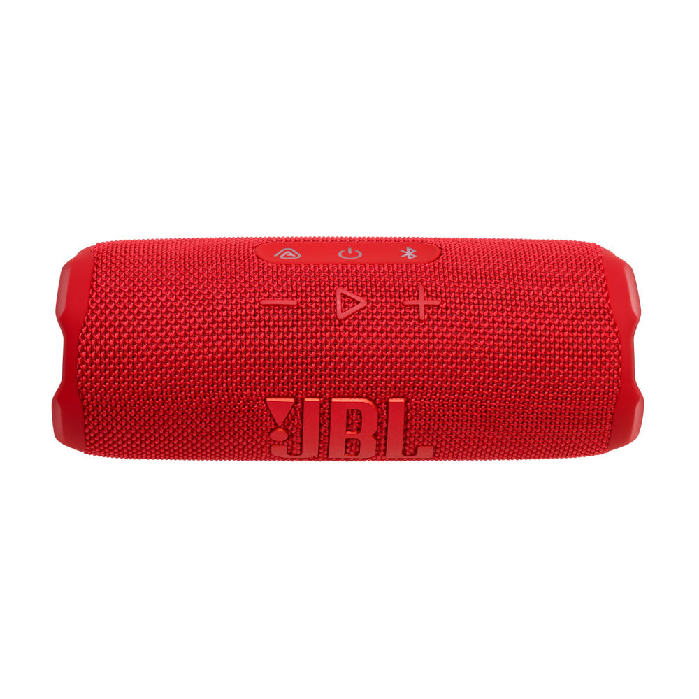 JBL FLIP 7 Waterproof Portable Speaker Bundle with gSport Silicone Sleeve (Red)