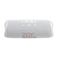 JBL FLIP 7 Waterproof Portable Speaker Bundle with gSport Silicone Sleeve (White)