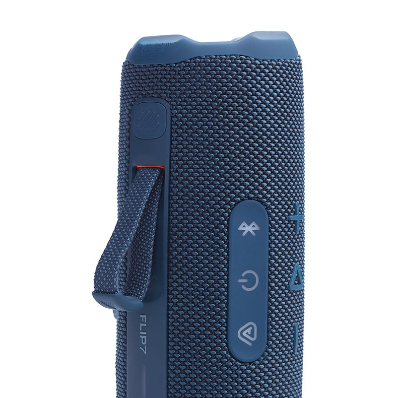 JBL FLIP 7 Waterproof Portable Speaker Bundle with gSport Silicone Sleeve (Blue)