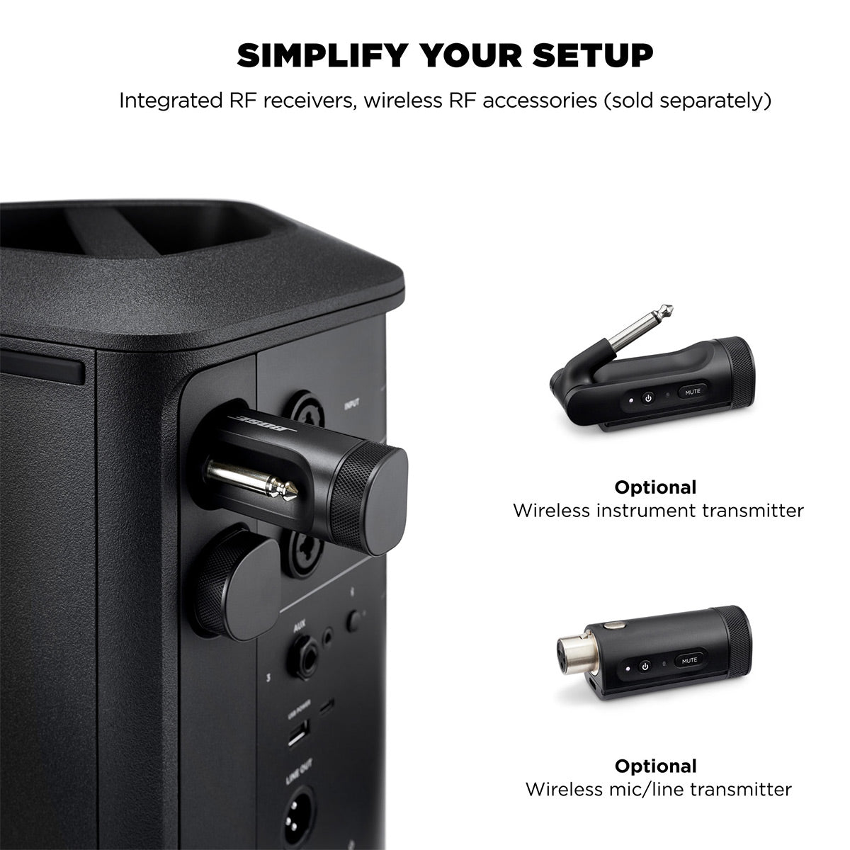 Bose Wireless Instrument Transmitter for S1 Pro+ Wireless PA System