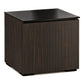 Salamander Chameleon Collection Manhattan 217 Twin Subwoofer Enclosure (Maro Ebony Doors and Black Glass Top)