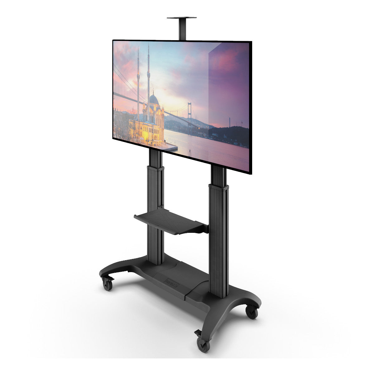 Kanto MTMA100PL Mobile TV Mount with Adjustable Shelf for 60-inch to 100-inch TVs