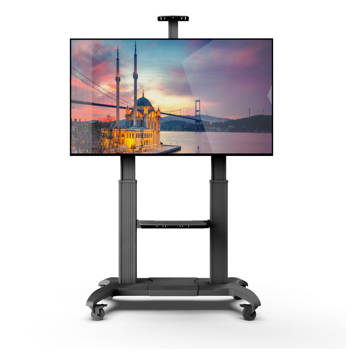 Kanto MTMA100PL Mobile TV Mount with Adjustable Shelf for 60-inch to 100-inch TVs