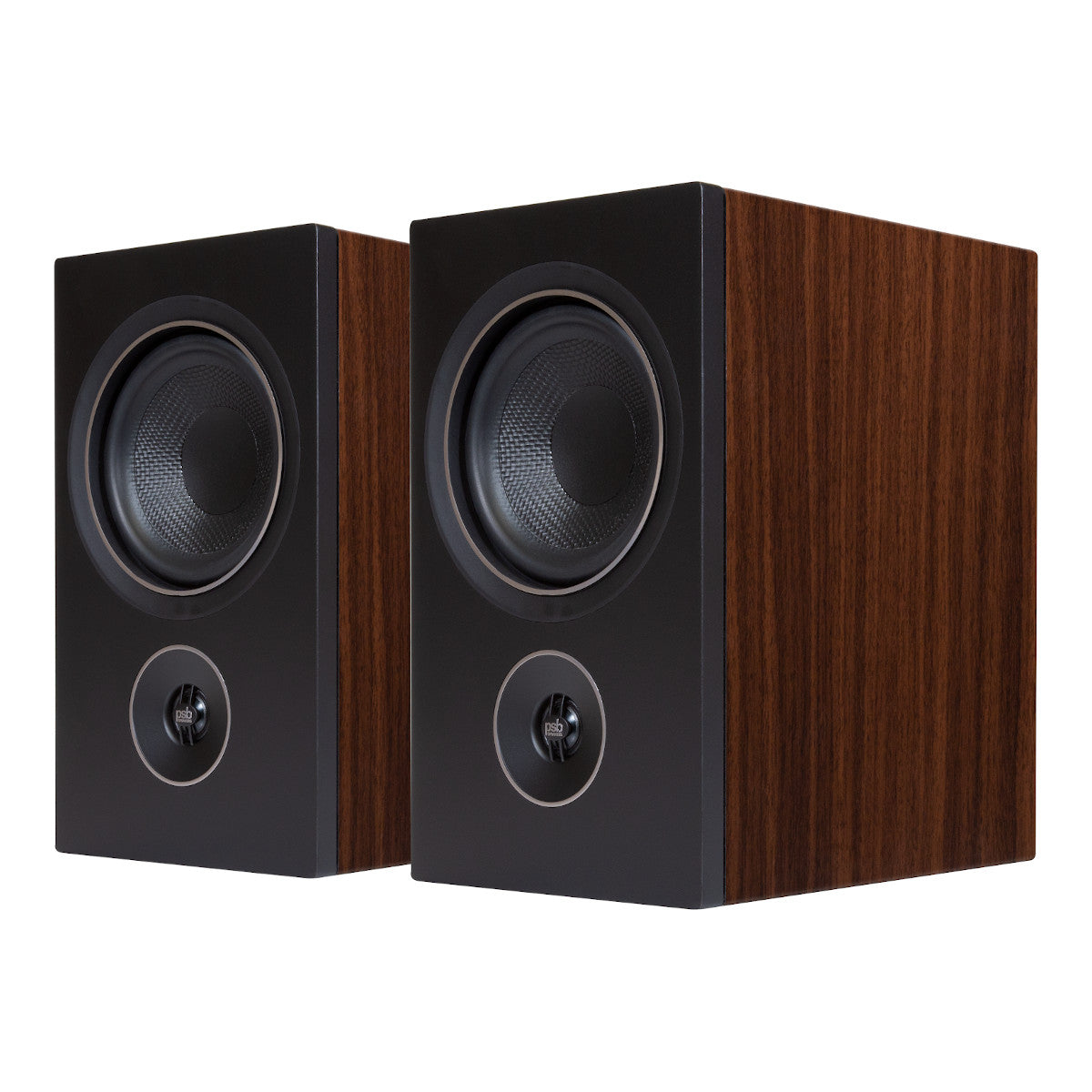 PSB Alpha P5 Bookshelf Speaker (Walnut) - Pair