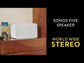 Sonos Five Wireless Speaker with S5-FS Floor Stand (Black)