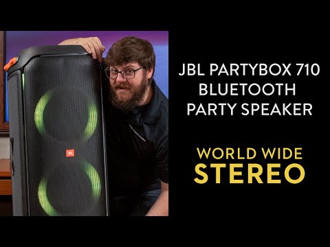 JBL PartyBox 710 Bluetooth Portable Party Speaker with Built-in Light and  Splashproof Design