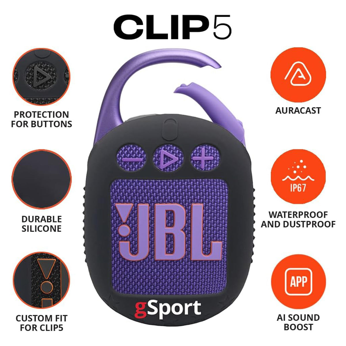 Custodia Silicone Per JBL Xtreme 4 - Copertura Morbida Con Cinturino, Protezione Da Urti E Graffi - Foto 9