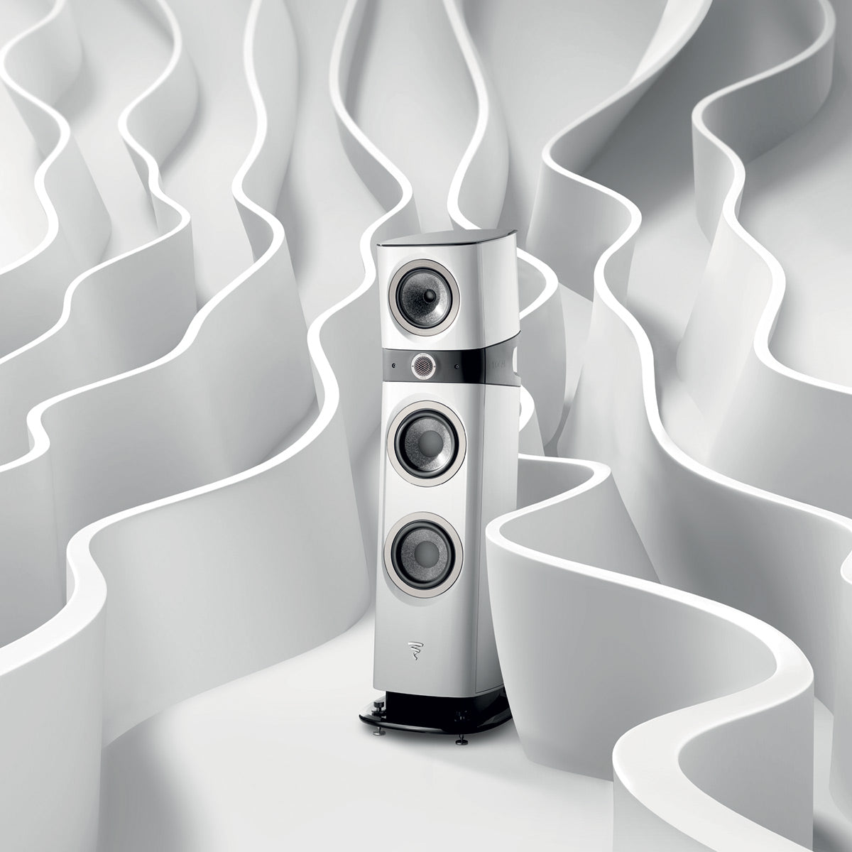 Focal Sopra No. 2 3-Way Bass Reflex Floorstanding Speaker - Each (White Carrara)