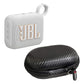 JBL Go 4 Ultra Portable Bluetooth Speaker Bundle with gSport Case (White)